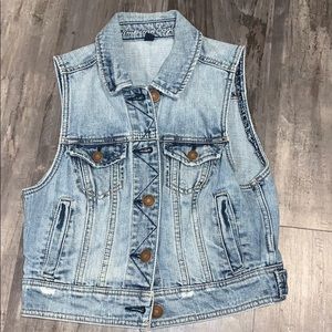 American Eagle Denim Vest